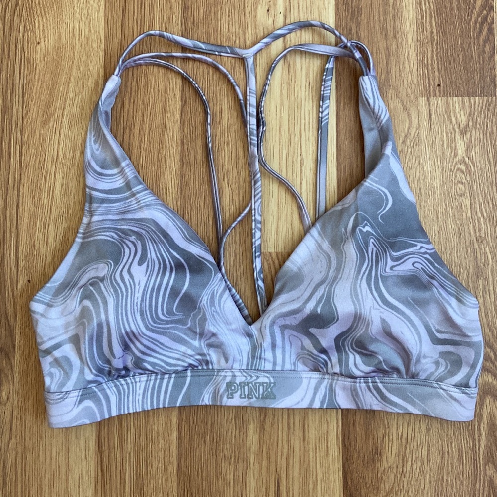 Pink Sports Bra